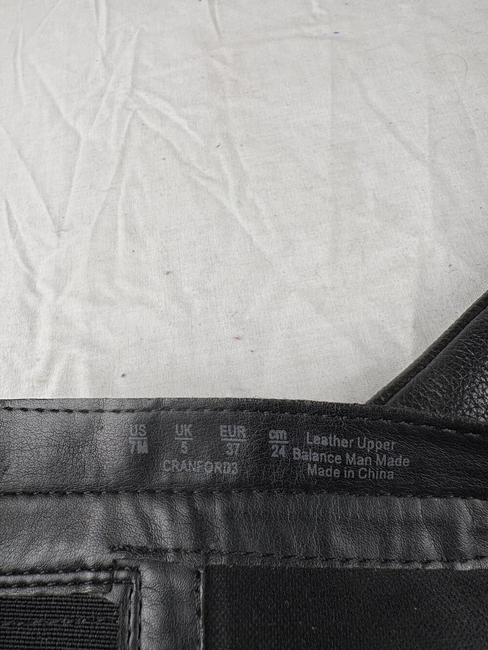 Franco Sarto Black Leather Knee-High Boots Size 7 - Picture 5 of 11